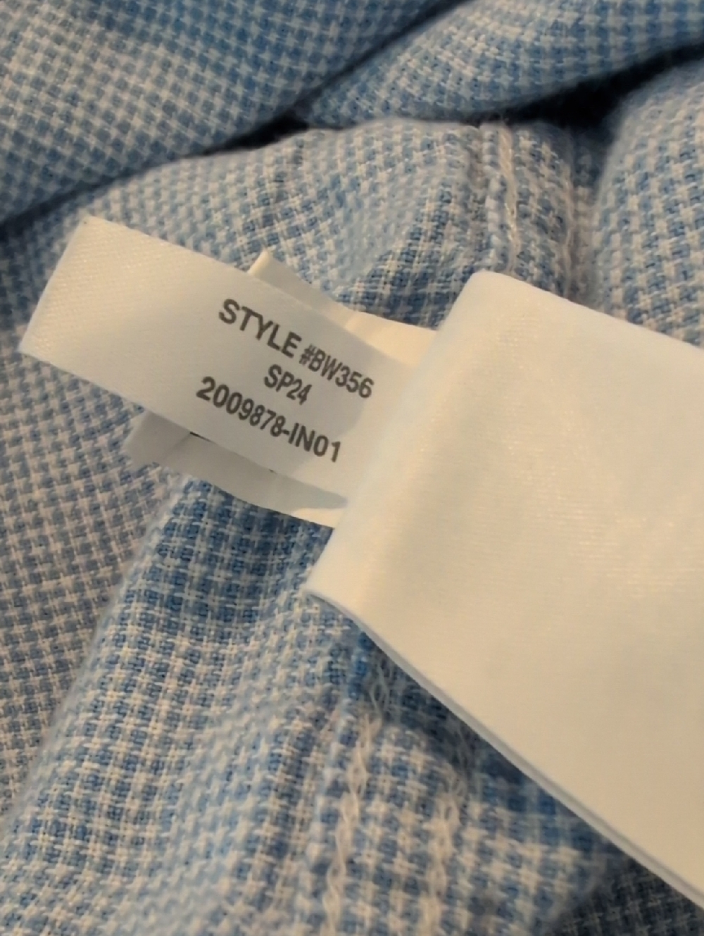 J. Crew Men's Small Linen-Cotton Long Sleeve Button Down Shirt Style #BW356 - Picture 9 of 14